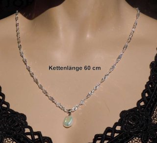 Keshi Perlenanhnger an 925 Silber Singarpurkette 45 oder 60 cm