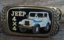 Vintage Buckle Gürtelschnalle aus den 80er Willys, CJ5 / CJ7 Messing USA