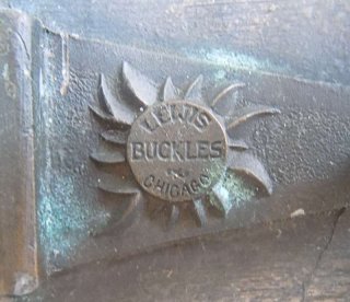 Vintage Buckle Grtelschnalle Brothel & Casino Inspector