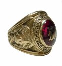 High School Ring 10K Gelbgold Josten von 1964 Oklahoma...