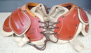 Vintage Football Leder Ausrstung Wilson fr Sammler - USA 40er Jahre