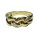 Feiner Gelbgold Ring mit 2 kleinen Diamanten RG 51