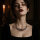 Antikes Silber-Collier mit Karneol – Pforzheim um 1920