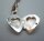 925 Silber Medaillon Miniatur Foto Anhänger  in Herzform an Kette