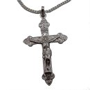 Ungetragenes 925 Silberkreuz Anhänger Jesus mit Kette