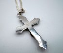 Ungetragenes 925 Silberkreuz Anhänger Jesus mit Kette