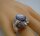 Zeitlos moderner Silber Designer Ring mit Chalcedon RG67