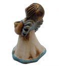 Vintage Thun Bozner Engel Weiß – Handgefertigter Weihnachtsengel aus Keramik, 10,5 cm, Sammlerfigur aus Südtirol