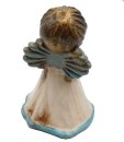 Vintage Thun Bozner Engel Weiß – Handgefertigter Weihnachtsengel aus Keramik, 10,5 cm, Sammlerfigur aus Südtirol