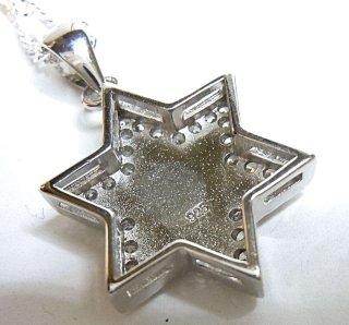 Samira - karibischer Silber Opal Stern Anhnger mit Kette