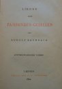 Lieder eines fahrenden Gesellen. von 1893