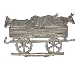 Zug aus Zinn Flachfiguren Selleriebahn Groenhain Wilke um 1900