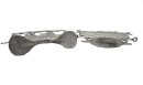Sächsische „Selleriebahn“ um 1900 – Zinn-Flachfiguren-Modell von Großenhain/Priestewitz, signiert Wilke (34,5 cm)