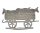 Sächsische „Selleriebahn“ um 1900 – Zinn-Flachfiguren-Modell von Großenhain/Priestewitz, signiert Wilke (34,5 cm)