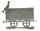 Zug aus Zinn Flachfiguren Selleriebahn Großenhain Wilke um 1900