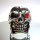 Hammer of Steel - sehr schwerer Totenkop Deadhead Skull Ring Red  RG65