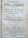 Vollständiges Gebet- und Tugendbuch, oder kurze Lebensregeln von 1826