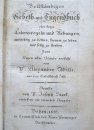 Vollständiges Gebet- und Tugendbuch, oder kurze Lebensregeln von 1826