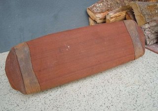 Antike Arzttasche Hebammentasche Leder mit Stoffberzug - sehr selten