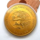 Medaille zur Fussball WM 2006, Ausgabe für Brasilien