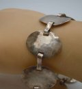 ART DECO - 835 Silber Martele Armband