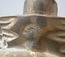 Antiker 925 Silber Aschenbecher aus Ecuador