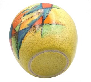 Keramik Kugel  Vase Mid Century -  Deutschland 50er Jahre