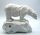 Porzellan Figur Royal Dux Bohemia  Eisbär weiß auf Eisscholle