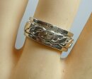 Vintage Band Ring 925 Silber RG 53 - Top Zustand