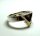 Ring 935 Silber teilvergoldet RG 53 - Top Zustand