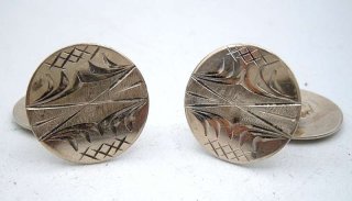 Edle ART DECO Manschettenknpfe aus 835 Silber - 30er Jahre