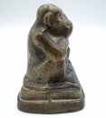 3 Bronze Affen Briefbeschwerer - nichts sagen, nichts sehen, nichts hören