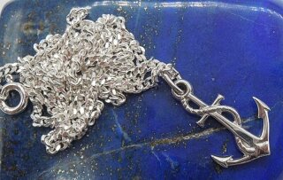 925 Silber Anker an Silberkette  tolles hoffnungsvolles Geschenk