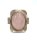 935 Silber Ring mit Rosenquarz RG 57 aus den 70ern