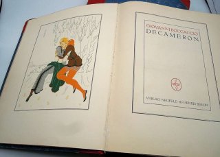 Giovanni Boccaccios Decameron von 1924 in 2 Bnden illustriert