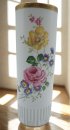 Edle Dresden-Porzellanvase mit bunter Handmalerei &...