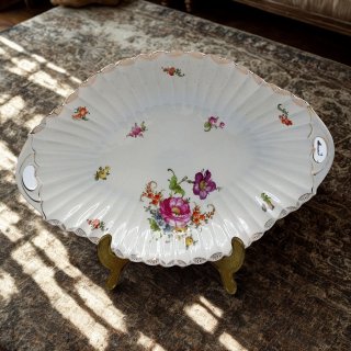 Wunderschöne Handgemalte Henkelschale von Bauer & Pfeiffer | Antike Künstlerarbeit um 1904–1931