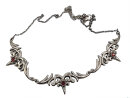 Gothic Romance Collier aus 925er Silber & Granat – Revival