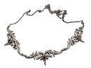 Vintage 925 Sterling Silber Collier mit Granat im...