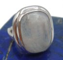 Zeitlos moderner Silber Designer Ring mit Mondstein RG57