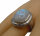 Zeitlos moderner Silber Designer Ring mit Mondstein RG57