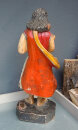 Antike Holzfigur Johannes der Täufer aus Massivholz – 19. Jh
