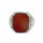 835 Silber Ring mit rotem Karneol aus den 40er Jahren RG 71