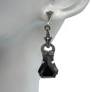 Art Déco Ohrringe aus 925 Silber – Onyx & Markasit | Handgefertigter Vintage Ohrschmuck