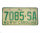 USA North Carolina Car Plate grün 7085 von 1971