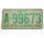 USA North Carolina Car Plate grün 99673 von 1974