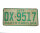 USA North Carolina Car Plate grün 9517 von 1974