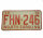USA North Carolina Car Plate rot 246 von 1973
