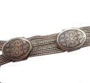 Byzantinisches Silber Armband mit Karneol und Niello Technik