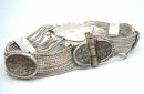Byzantinisches Silber Armband mit Karneol und Niello Technik